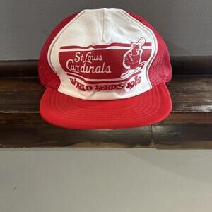 Vintage St Louis Cardinal One Size Snap Back Made In USA Hat